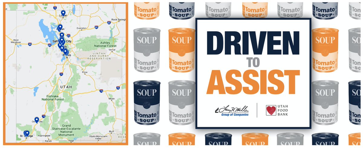 ICYMI: We’re collecting non-perishable canned goods at our dealership now through Wednesday, May 6 from 2-6 p.m. each day! We’re offering a $10 coupon for a lube, oil and filter change with a donation of eight cans 🥫 of food! #DriventoAssist bit.ly/2YirBCu