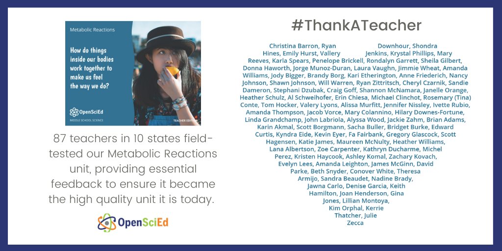 OpenSciEd tweet media