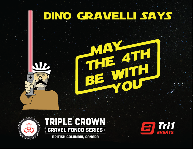 To All Star Wars Fans
May the 4th be With You!

#gravel #bcgravel #gravelride #gravelfondo #gravelgrinder #fondo #granfondo #triplecrownofgravel #gravelbike #roadplus #giantrevolt #gianttcx #revolt #bikeyvr #seatoskygravel #cowichancrusher #kettlemettle #cycling