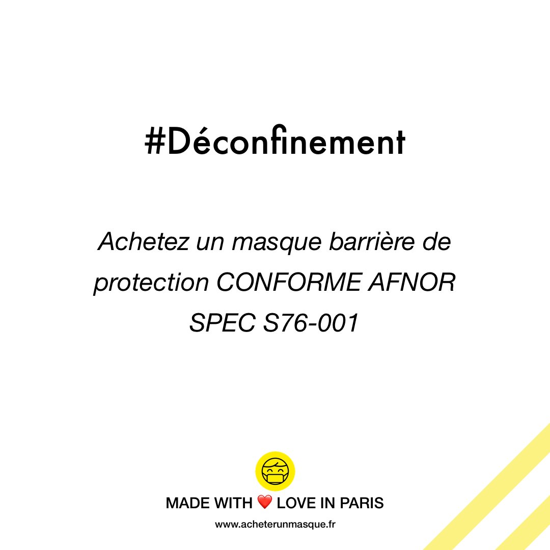 [📲 acheterunmasque.fr ] Achetez vos masques en tissu 100% coton lavables et réutilisables, anti projection et conformes à la norme #Afnor SPEC S76-001 de catégorie C2.#Deconfinement #masques #masquespourtous #masquesbarrieres #masquesolidaire