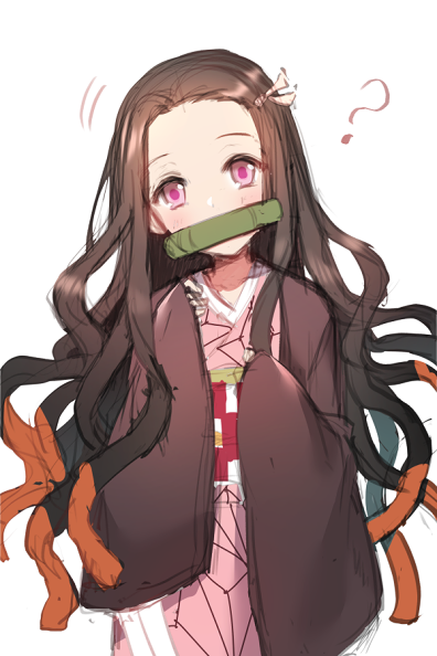 竈門禰豆子 「ラフラフ、禰豆子としのぶ #鬼滅の刃 」|Aile/エル🧀お仕事募集中のイラスト
