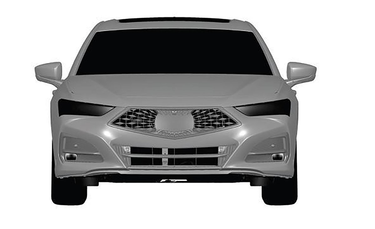 AutoGuide's tweet photo. 2021 Acura TLX Patent Images Show Off New Luxury Sedan Early - https://t.co/R2QtgjAPGs https://t.co/THz1aviuDd
