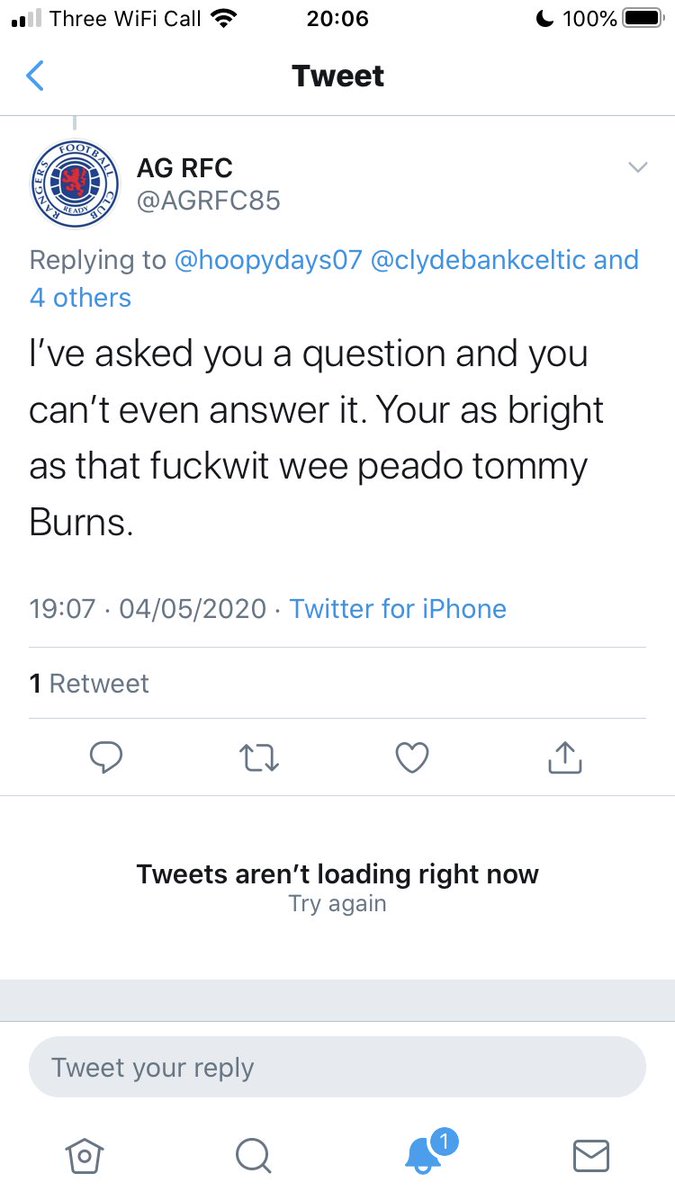 Br7do's tweet photo. Hi scumbag @AGRFC85
Deleting this wonβt save you #wrongyin https://t.co/qbIUiEbDc3