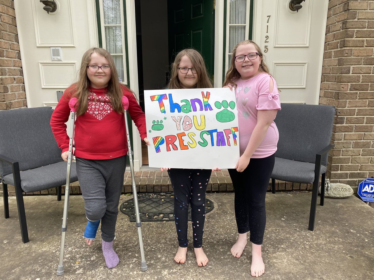 tripletmomplus3's tweet photo. The Seals Triplets are thankful for @hcpss_pres staff! #presstrong https://t.co/zpfUlvbNF1