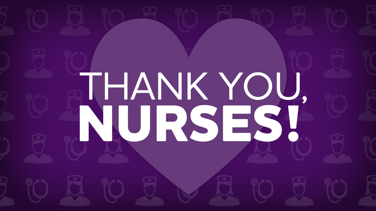 alzassociation's tweet photo. Happy #NationalNursesDay to all nurses who are bravely serving families impacted by Alzheimer’s &amp; other dementia and all those in need of care during this difficult time. We see your compassion, determination and sacrifice. THANK YOU! 💜 #InThisTogether #ENDALZ https://t.co/FQVFb7s5cv