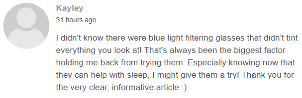 VerityArticles's tweet photo. Wondering what could have inspired such a glowing comment? 😍
It's my review of my blue light blocking #computer glasses:
👓 https://t.co/nxaxeMzTIO 👓
#Cyxus #comment #hubpages #writing #sleep https://t.co/xp99el2Qrw