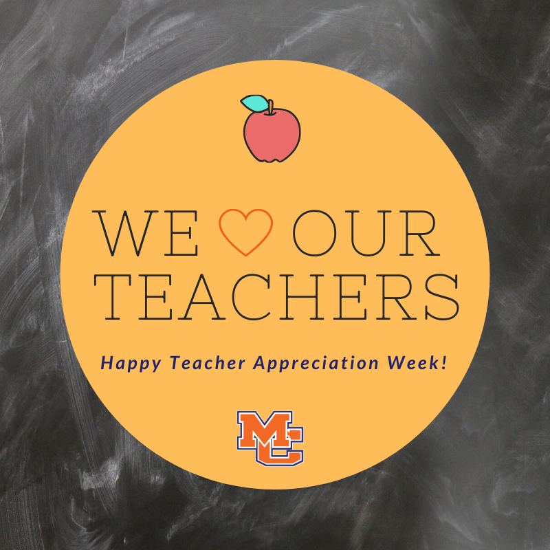 MarshalsBOE's tweet photo. It's Teacher Appreciation Week! Help us celebrate our teachers! Send an email of appreciation to a teacher using the format firstname.lastname@marshall.kyschools.us. https://t.co/c9iNZTddtc