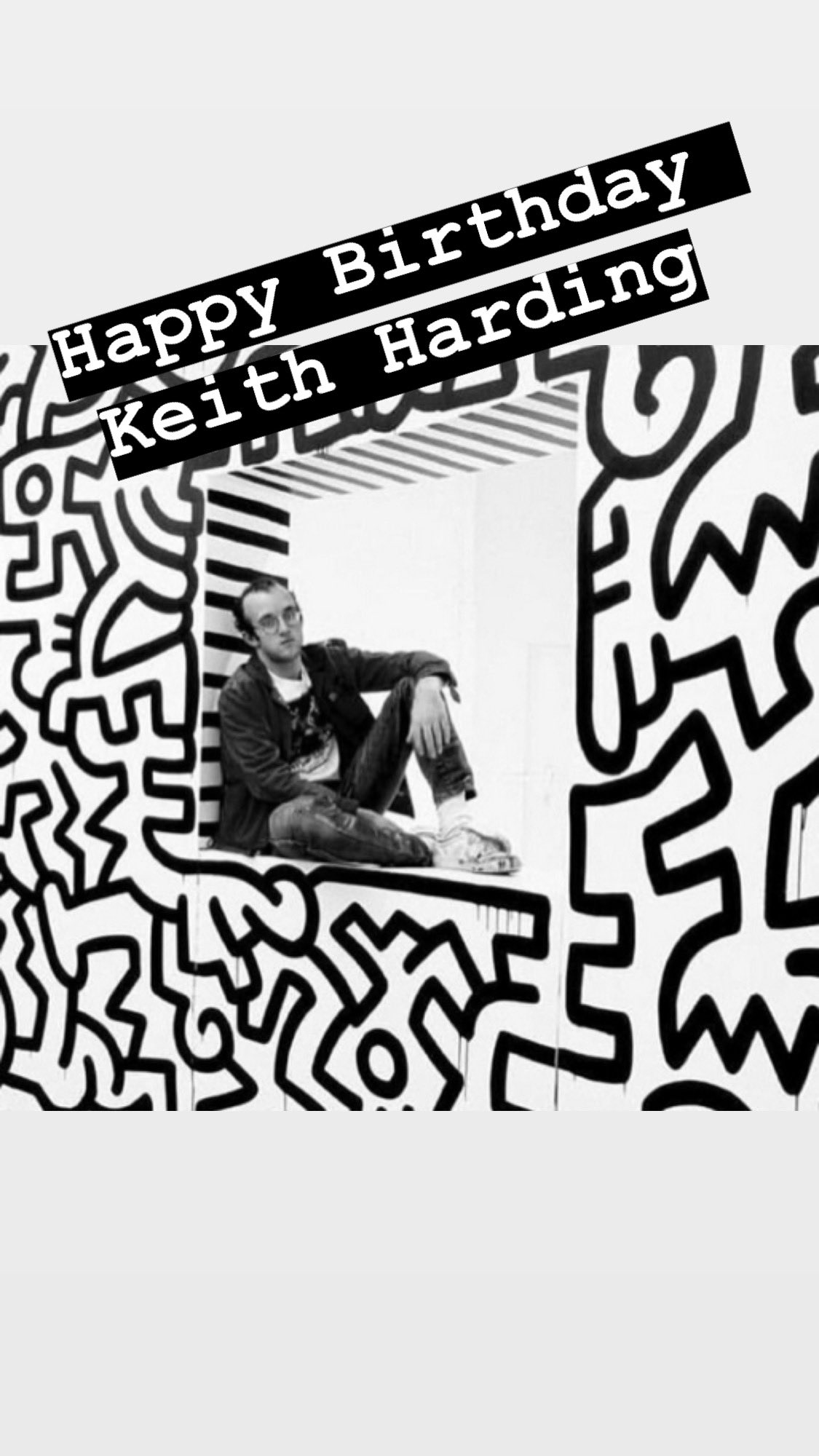 Happy Birthday Keith Haring. 