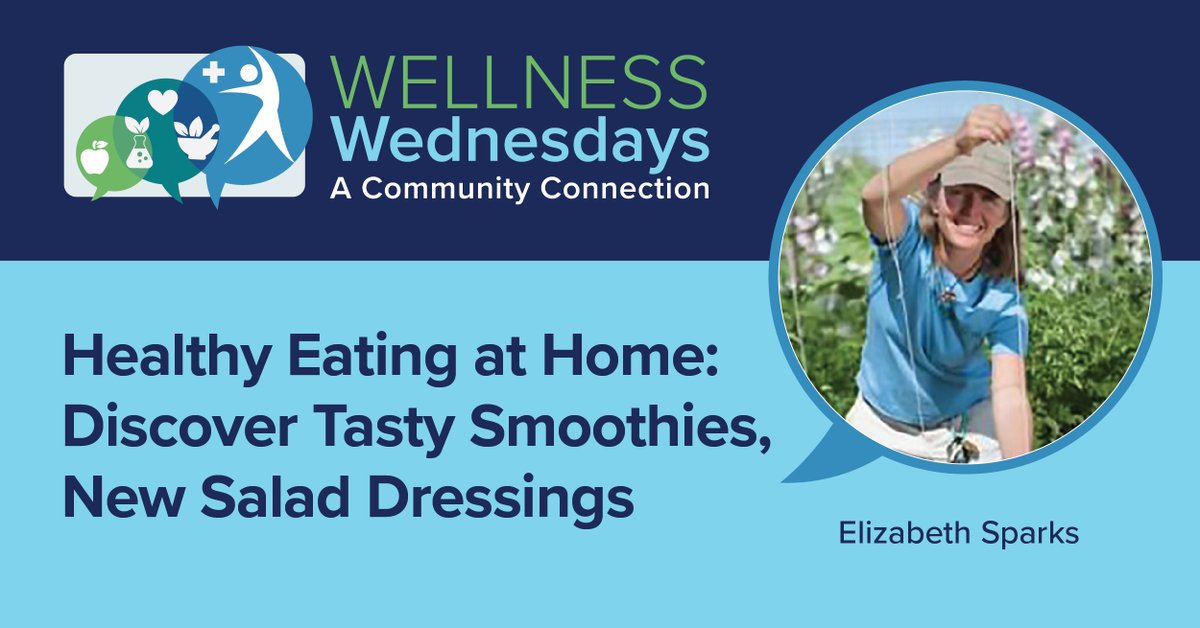 AllisonOtu's tweet photo. 🍅🥑🥝😋Looking to spice up your home cuisine? Join us for @UAZHealth #WellnessWednesdays at 12 PM MST for a inspirational reboot of healthy eating at home. Free. 30 minutes. Register for zoom link at: https://t.co/GDxSHK5FYX 

#WellnessWednesdaysAZ #HealthyAtHome #Uarizona #AZ https://t.co/oH9PLdZJaj