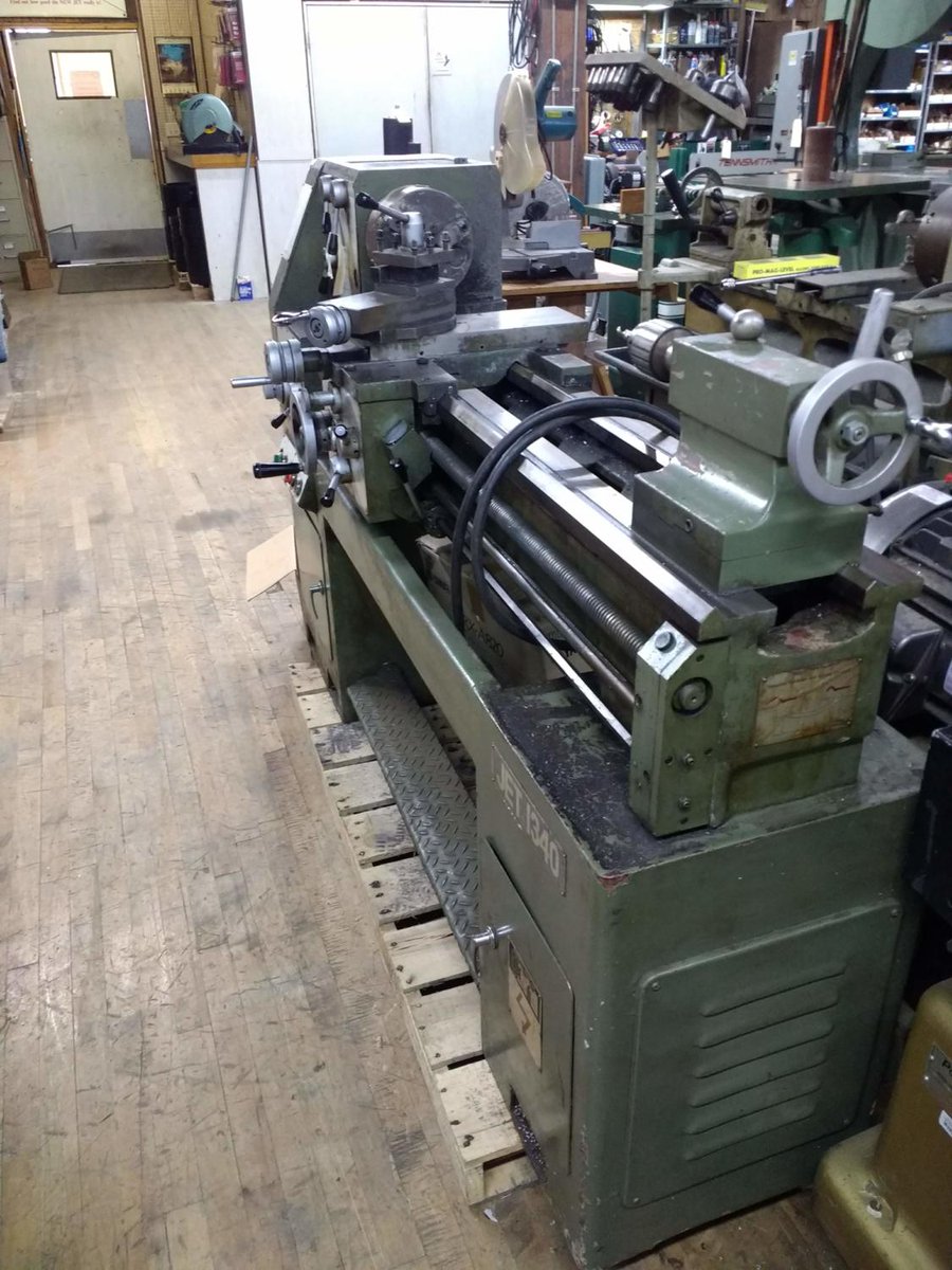 Machinetoolcomm's tweet photo. Used Lathes (Manual) For Sale - Used Jet 1340 Geared Head Lathe https://t.co/s6oyRGzxRj #lathe #gearedheadlathe #machinetools #mfg #usedmachinery #usedmachinetools #machinerydealer #jet #machining #metalcutting #enginelathe https://t.co/FshcGfu8bo