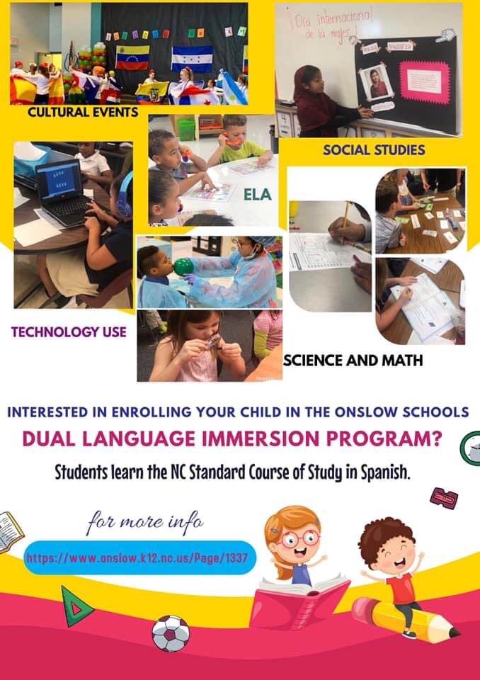 What a great oppotunity!! #DLI For more information: onslow.k12.nc.us/Page/1337