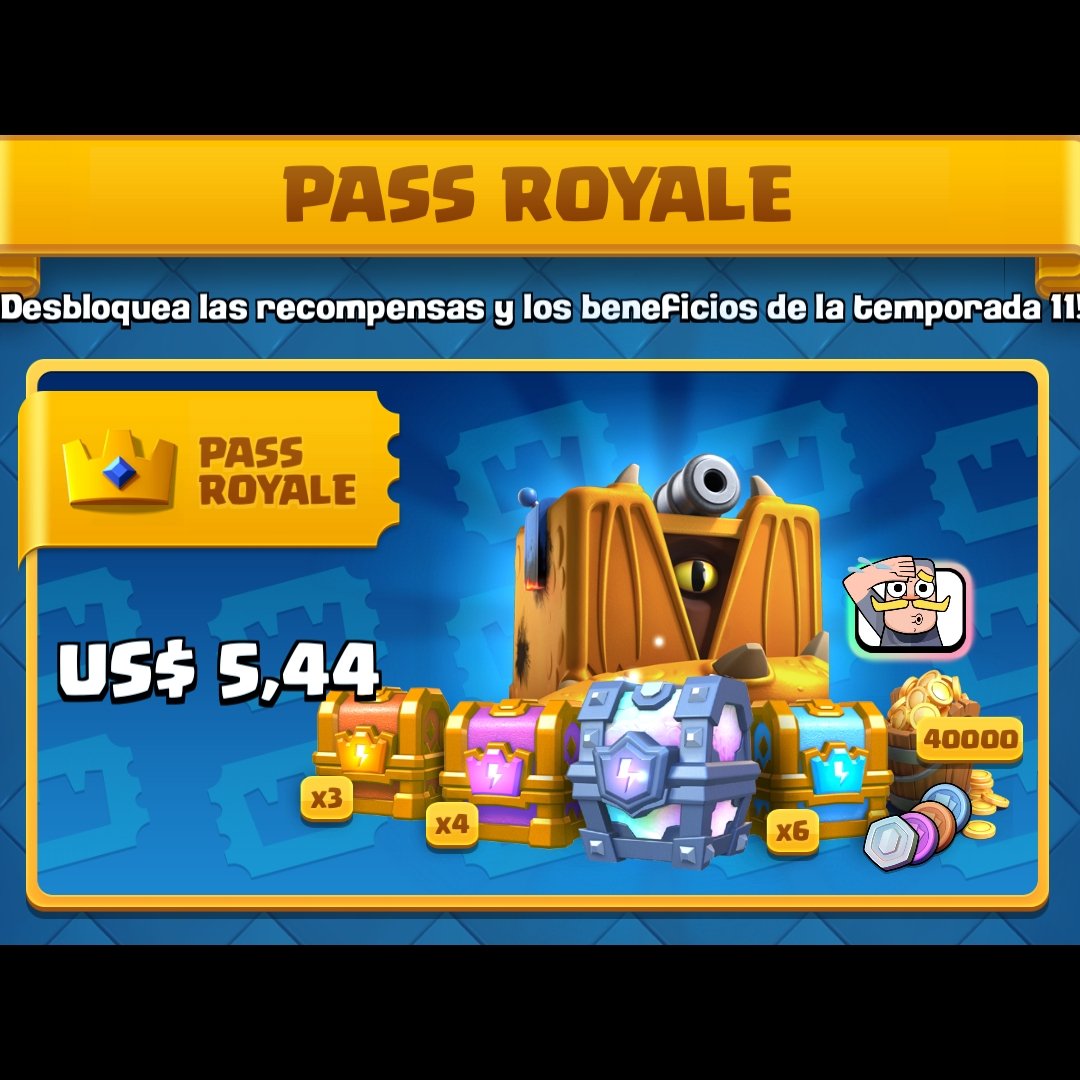 Sorteo de 2 PASS ROYALE 
Requisitos: 
Seguirnos y seguir a <a href="/Franker_CR/">cruck</a> @Southerns_club <a href="/Yei_Ok/">Skyline l Yei 🦇</a> 
Dar RT y MG al Twitt
Mencionar a 2 amigos 

Los ganadores los daremos el día sábado 9/5.