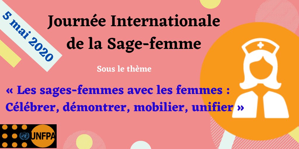 UNFPARCA's tweet photo. #5mai: En ce temps de #COVIDー19 , célébrons ces travailleurs de l’ombre qui jouent un rôle crucial dans la réduction de la mortalité maternelle et néonatale. 
💪Force aux sages-femmes

#Midwives2020 #IDM2020 https://t.co/kulKUqzQCq