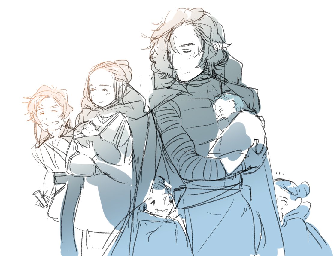 illataan_vel's tweet photo. Ben and Rey and their babies post. https://t.co/HK6BVD1Hvh