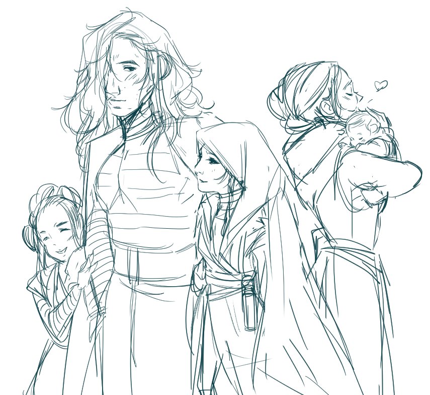 illataan_vel's tweet photo. Ben and Rey and their babies post. https://t.co/HK6BVD1Hvh