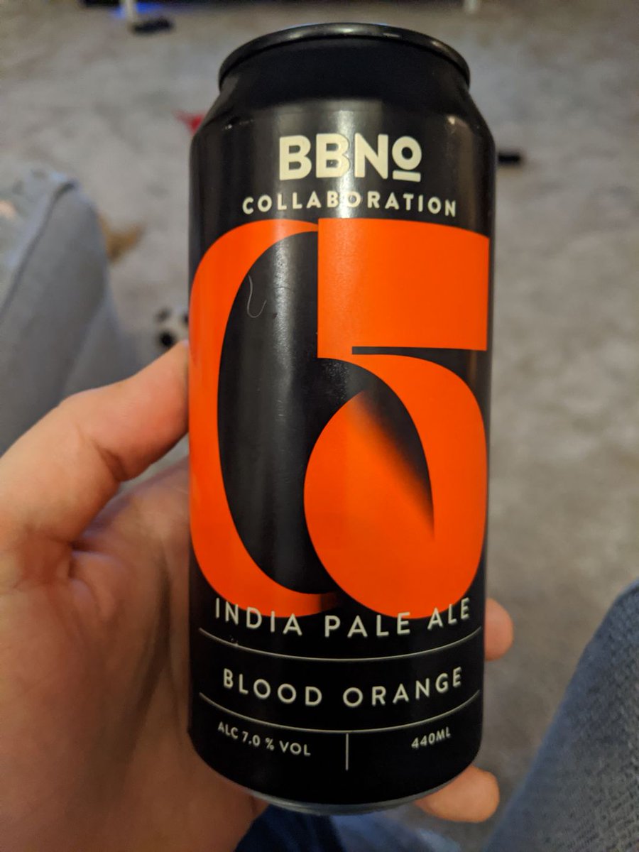 BrewCrew_UK's tweet photo. 🍊 05 Blood Orange IPA by @BrewByNumbers🍊

Wow! I make no secret of the fact that I love orange/citrus flavoured beer. This was a hazy pour with a light, white head. Orange aroma as expected and very juicy taste. Great mouthfeel.

5 out of 5 ⭐

#beer #IPA #beeroclock https://t.co/qhXgmwPwkl