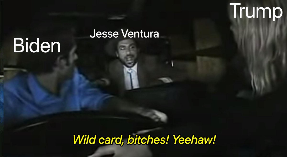 BrokenLeftist's tweet photo. @shoe0nhead @GovJVentura Fuck the duopoly. We need a wildcard in the game. #Ventura2020 #VforVentura #BernieToTheBody #RunJesseRun https://t.co/CsKK1rriiQ