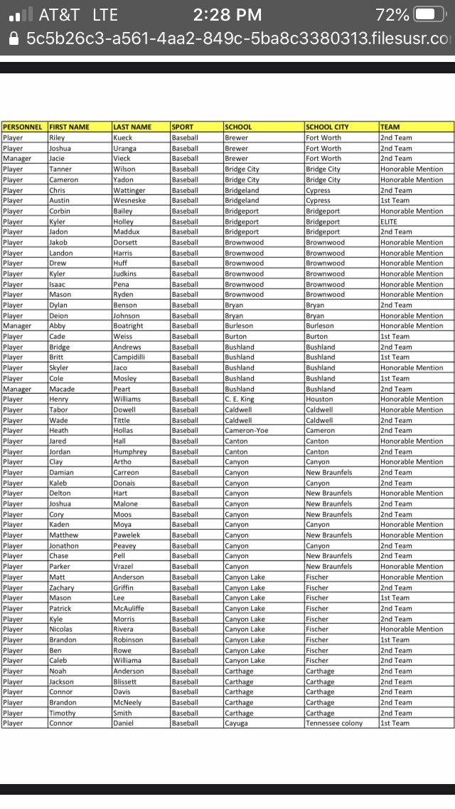 FalconCoachLove's tweet photo. Congratulations to the following for being selected THSCA academic all state @andrews_bridge @CM_Mosley428 @JacoSkyler @MacadePeart and Britt Campidilli #everythingmatters https://t.co/6pEwHevRfp