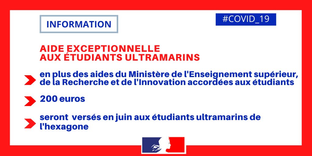 MaelDisaV's tweet photo. .@EPhilippePM a présenté aujourd’hui les modalités de l’aide exceptionnelle annoncée par @EmmanuelMacron à destination des étudiants #ultramarins #OutremerSolidaires ⤵️ https://t.co/qG7cvXrbsu