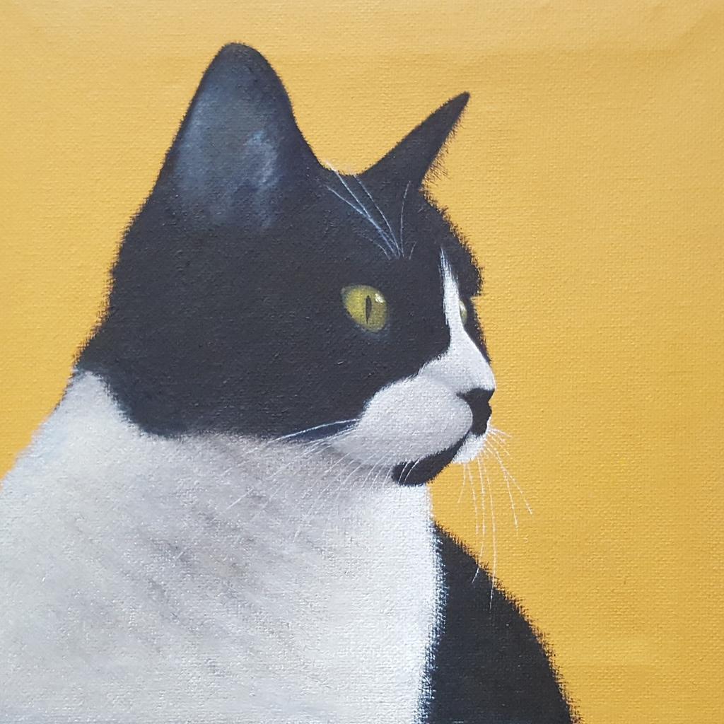PazelHazel's tweet photo. My portrait of Poppy looks like Kevin. 
#GraysonsArtClub https://t.co/fykA5hDaiZ