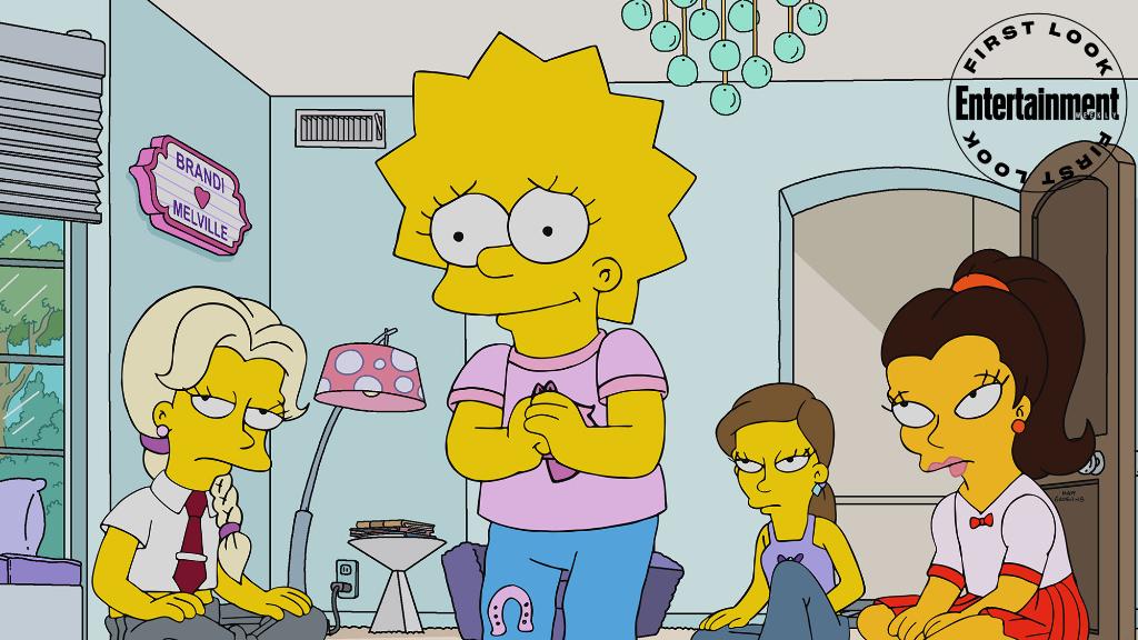 TheSimpsons's tweet photo. From Riverdale to Springfield: @lilireinhart, @CamilaMendes and @madelainepetsch make a move this Sunday! 

@EW has the exclusive first look 👉https://t.co/BuxUpzaap6 https://t.co/BZblEXGywI