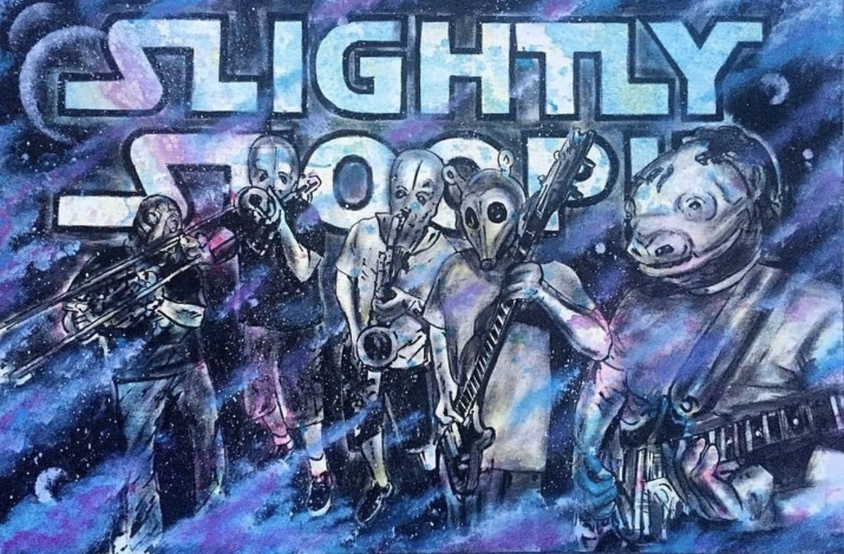 May the Fourth be with you! <a href="/SlightlyStoopid/">Slightly Stoopid</a> promo shoot outtake 2018 👽🎶
📸: <a href="/Inthebarrel_kz/">Keith Zacharski</a> 
🎨:  <a href="/JimmyOvadiaArt/">Jimmy Ovadia</a> 

#slightlystoopid #stoopidheads #eselocos #noiiice #smkflwr #inthebarrelphoto #silverbackmusic