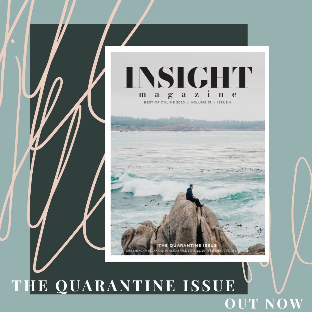 insightmagunr's tweet photo. The Quarantine Issue is out now! ✨💫 Check out our latest magazine, featuring some of our awesome online articles and new photo essays! Link in our bio! #insightmagazineunr #studentpublication #newissue #UNR #wolfpack Cover photo by our photo editor, Kellie Sasso! ✨💫 https://t.co/nQvwz1fZAZ