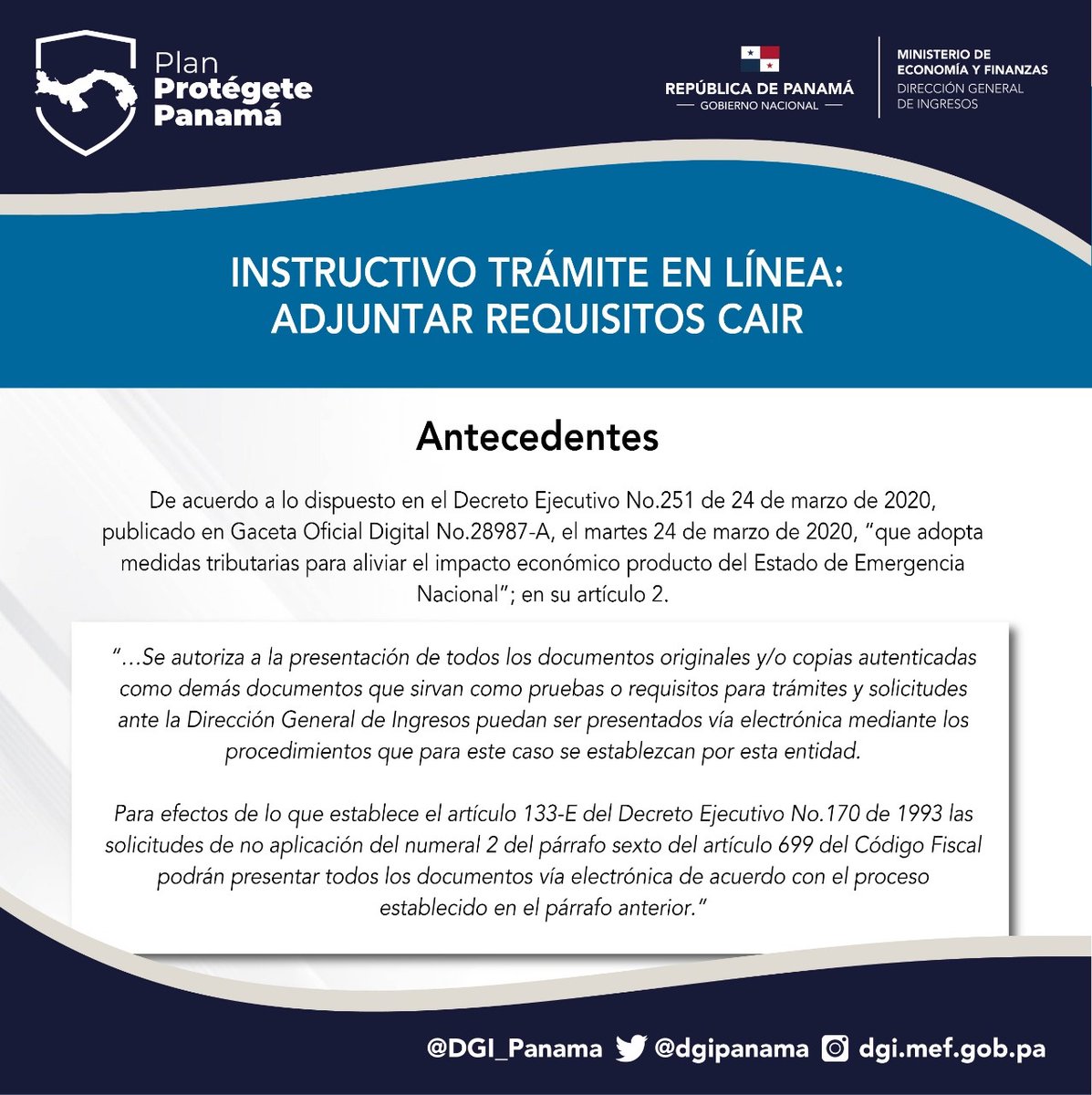 DGI PANAMÁ tweet media