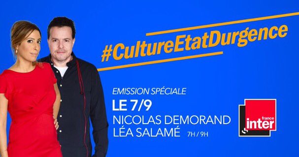 LaurenceBloch's tweet photo. Demain ds #le79inter @LeaSalame @ndemorand une programmation éclatante @LuchiniOfficiel ; Emmanuelle Devos ; DominiqueA; Stéphane Lissner et à 8H55 une Lettre d’Interieur @ATrapenard à ne rater sous aucun prétexte❤️✒️❤️ https://t.co/NNhvjLK8LS