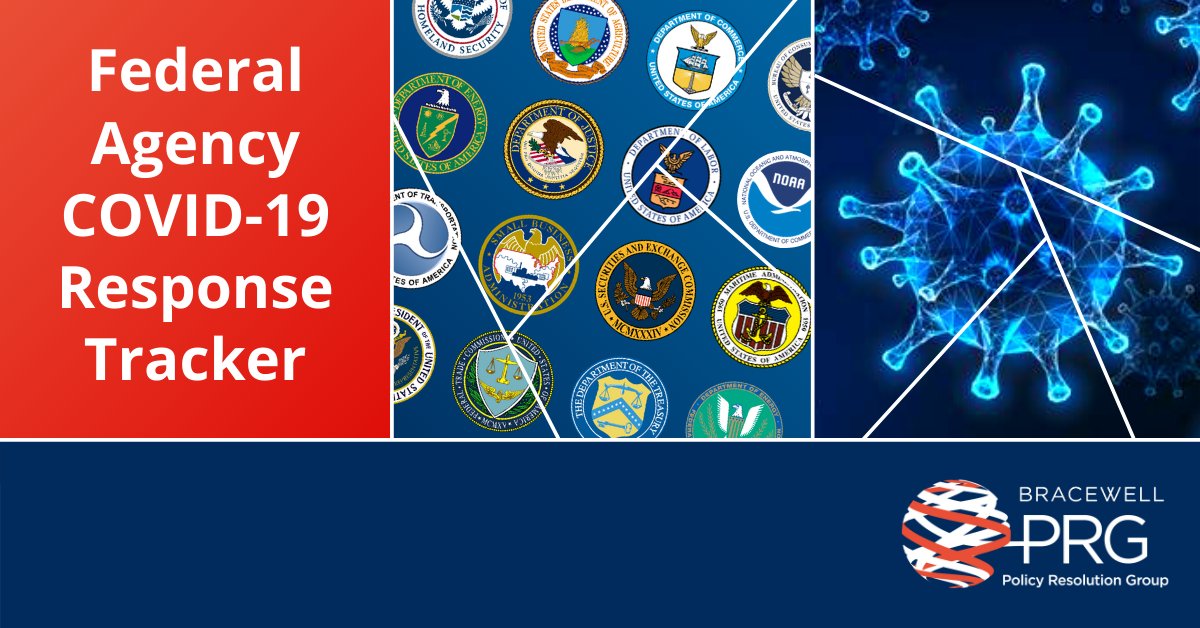 Today's update to the PRG Federal Agency #COVID19 Response Tracker is live. We've included updates for the Department of Labor, Federal Reserve, FDA, OSHA, PHMSA, and Small Business Administration. policyresolutiongroup.com/media-hub/how-…