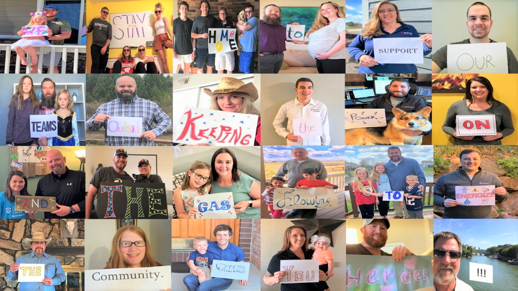 Xcel Energy on Twitter "Working together to show their thanks, our