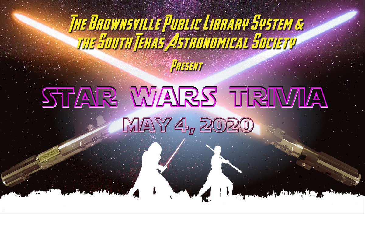 Happy #StarWarsDay

In honor of the Jedis, we teamed up with @BrownsvilleLib for Star Wars Trivia! You can print out the answer sheet attached, or just grab a blank sheet of paper &amp; follow along!

Good luck, and #MayTheFourthBeWithYou