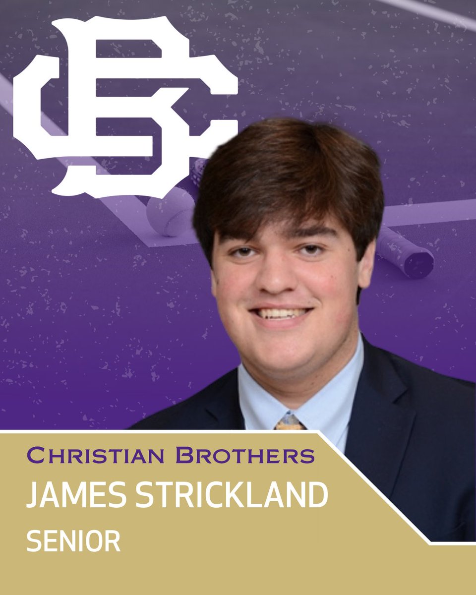 CBHSAthletics's tweet photo. We're highlighting our Senior Athletes who've left their mark despite missing out on their final season of play at CBHS. You are proof why we are #BrothersStrong.

Next up, @cbhstennis Senior James Strickland! #BrothersBoys2020 https://t.co/Z3P9mTchDk