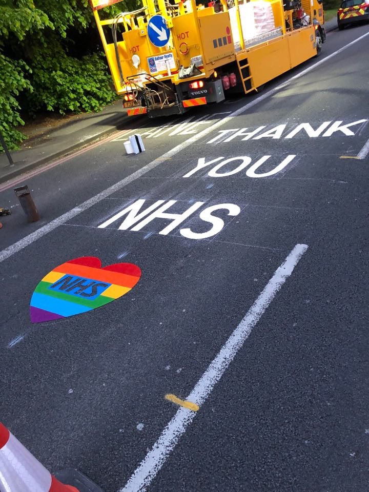 ‘Brilliant gesture on #LodeLane #Solihull’ - Image: Kully Mahal.