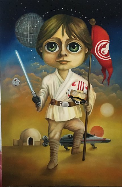 elnino_terrible's tweet photo. Luke Skywalker 2019
Óleo sobre tela 150x100cm
#obradisponible
#starwars #starwarsday #theriseofskywalker #starwarsfanart #starwarsartwork #reyskywalker #rey #kyloren #bensolo #elascensodeskywalker #skywalker #maythe4thbewithyou #maytheforcebewithyou #mayth4th https://t.co/8PYOzgRKQe