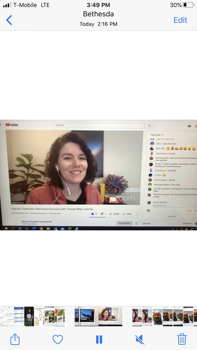 PriyaniMalik's tweet photo. Yes another set of write-ups from 9-year old Samara. Thanks for today’s terrific session on #rainforests live with @canopymeg @NatGeoEducation #zoom #ExplorerClassroom #YouTube. Thanks Celeste Harrison for being a great host! https://t.co/jrlnBF3XpJ