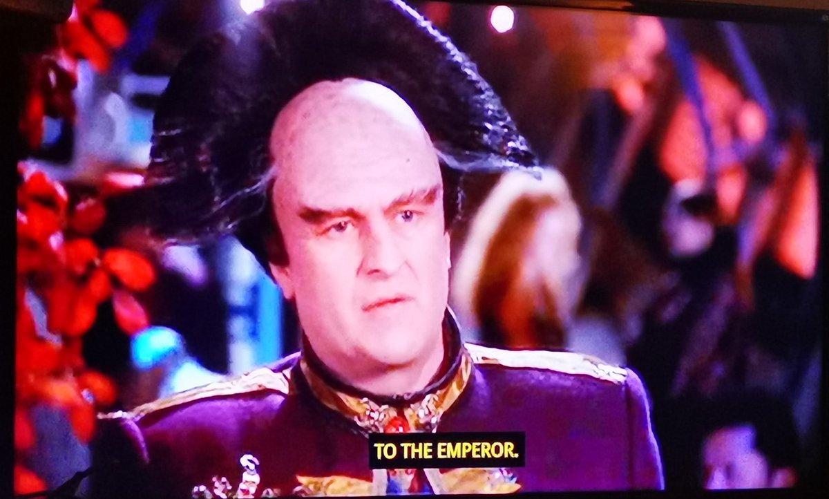  #Babylon5 S2E09 - The Coming Of ShadowsGODDAMN that episode had everything. Betrayals! Heartbreak! Political Coups! Superior Races!I'm going to throw my hat in the ring and say I'm with the Narn right now. Smash the oppressors, G'Kar.