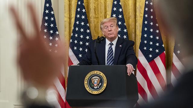 thehill's tweet photo. WATCH: Trump campaign video shows president as Yoda decapitating cable news networks on Star Wars day https://t.co/QKVYh2f9VE https://t.co/GzIihxvCO1