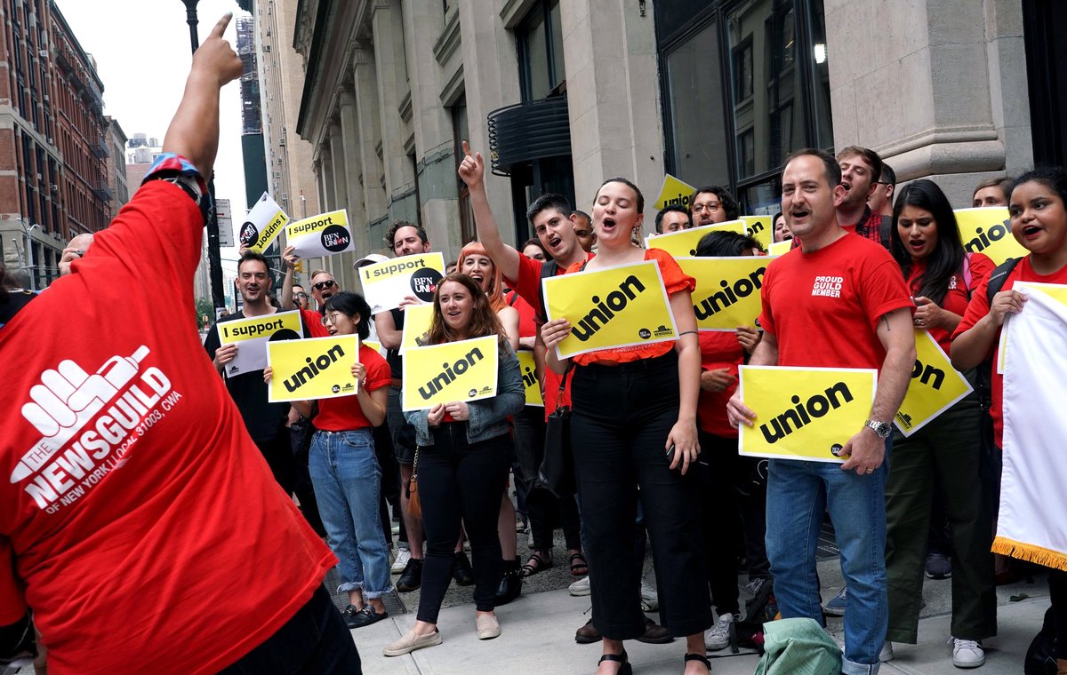 UnionJob's tweet photo. The NewsGuild of New York, CWA Local 31003 seeks a Local Representative to be based in New York City, NY. Details can be found at: https://t.co/LcK1bJI8jy #1u #unionjobs #unions #p2 #nyguild #CWAUnion @nyguild @CWAUnion https://t.co/WFsWREicl8