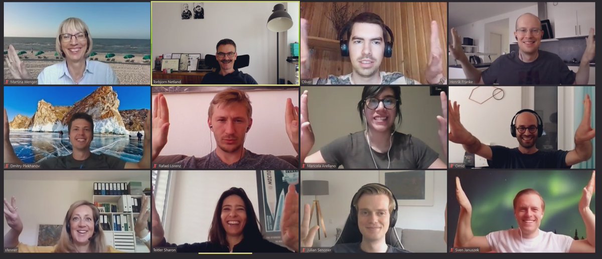 pom_ethz's tweet photo. #POMchair’s virtual high five to welcome our new administrative assistant. Great to join you to the team Sharon 🥐🥂🍾 https://t.co/84U13Aw8Cw
