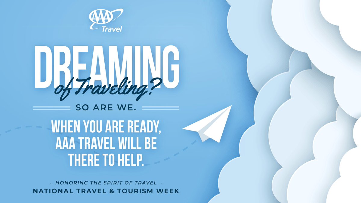 The spirit of travel is strong. No one can take that away from us. And when the time is right, we’ve got you covered. #NTTW2020 #TourismStrong #SpiritofTravel #AAATravel