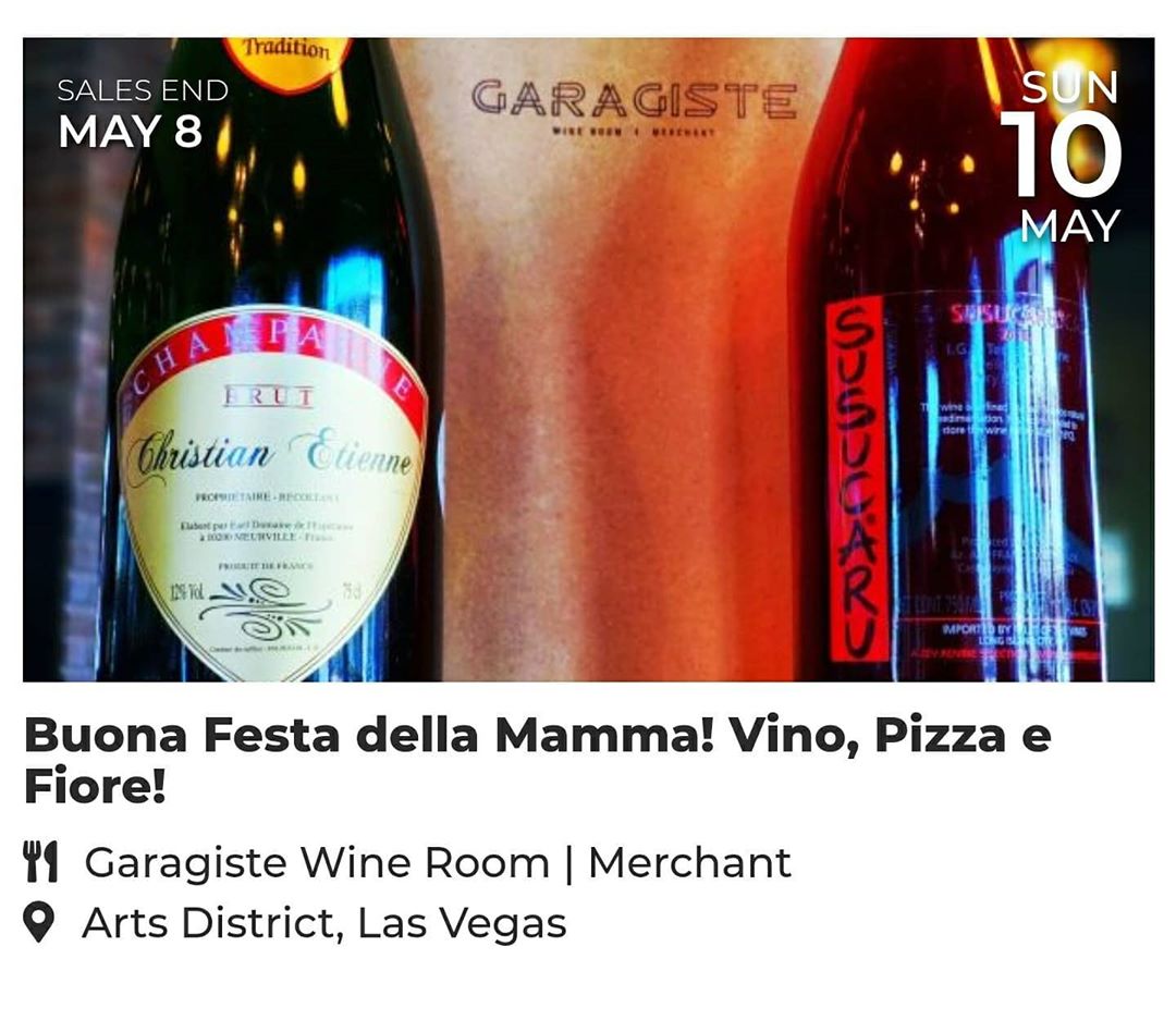 Looking for the best #MothersDay present? <a href="/secretburgercom/">Secret Burger</a> is teaming up with Garagiste Wine, Good Pie and Fragile Boxer Flowers  to present, 'Buona Festa Della Mamma! Vino, Pizza e Fiore!' Purchase your ticket while they're still available: bit.ly/2Sp1d6c