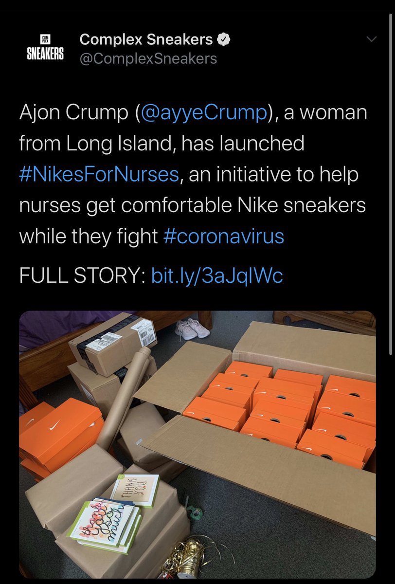 imgplayers's tweet photo. Congrats to the winner of our first E-Sports tournament for frontline workers @____YoungA
The proceeds will being going to the #NikesForNurses campaign led by @ayyeCrump
who’s been featured in @Complex & @Essence , if you want to support the GoFundMe is in the Bio https://t.co/9yaOCddpQ1