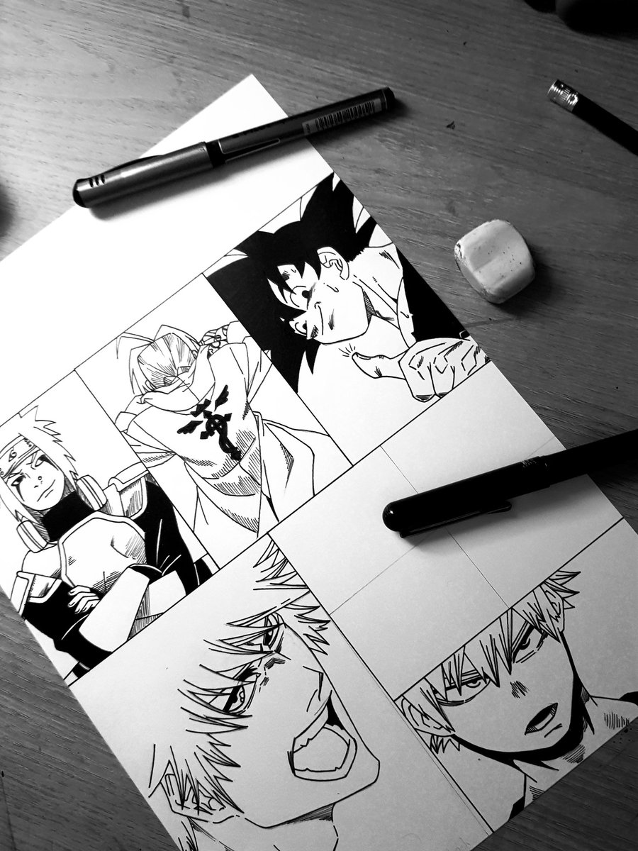AkatsukiDraw's tweet photo. Dessin de @MorganeBultez
Dessinatrice de talent✍🏻

-One piece     -SNK       -One punch            
-Naruto          -FMA       -DBZ  
-Bleach          -MHA       -HxH
-KNY              -Haïku      -GTO

Rdv 20h demain 😉

Rt+FAV apprécié 🙏🏽🍥✍🏽🇫🇷 https://t.co/uFU6pIRAje