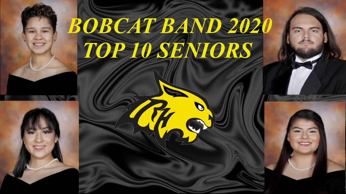 RHHS_Band's tweet photo. Congrats to our top seniors!! #2020 @RHHS_Bobcats @Asael_Ruvalcaba https://t.co/Iqv8Jreba3
