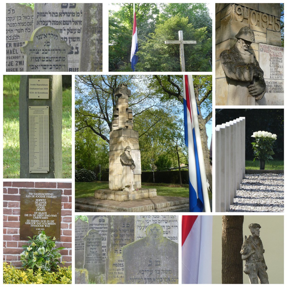 Om op 4 mei niet te kunnen herdenken op de manier zoals je gewend bent is best wel vreemd. Vandaag een tocht langs alle monumenten <a href="/GemeenteRaalte/">Gemeente Raalte</a> gemaakt net zoals mijn vader altijd deed.  
Heel indrukwekkend was de last post gespeeld door een buurman, beloond met applaus!!!