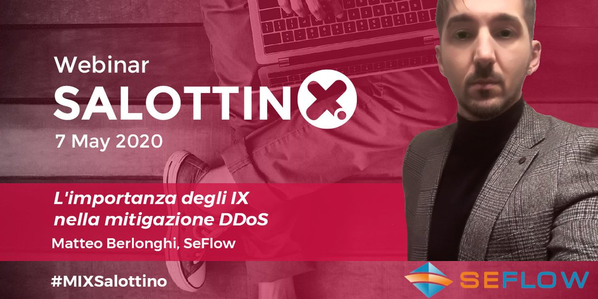 Are you a <a href="/MIX_exchange/">MIX_IT</a>  member? Don't miss our SOC Manager Matteo Berlonghi . Theme of the day: How to use #IXPs to build a more resilient #network against #DDoS
