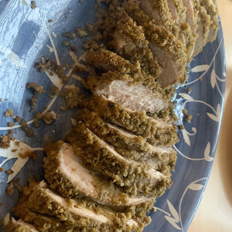 OutdoorWalsh's tweet photo. Well, this wild turkey recipe turned out great, even though I didn't have fresh parsley (and I substituted panko for the bread crumbs). Thank you to @Jackiekovacs for finding this dish from @BassProShops (and for the photos). 
#SpringTurkey #TurkeySeason #TurkeyHunting #TomDown https://t.co/Oti5GLbpTx
