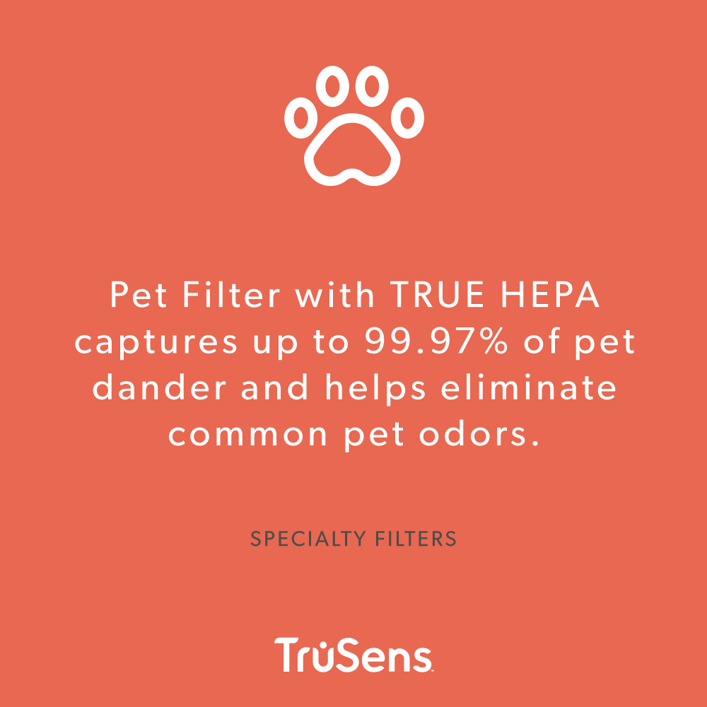 TruSensWellness's tweet photo. Say hello to the new TruSens™ Pet Filter with True HEPA and say goodbye to up to 99.97% of pet dander, and pet odors.
#TruSens #Wellness #PetFilter https://t.co/zQ78CUKZVb