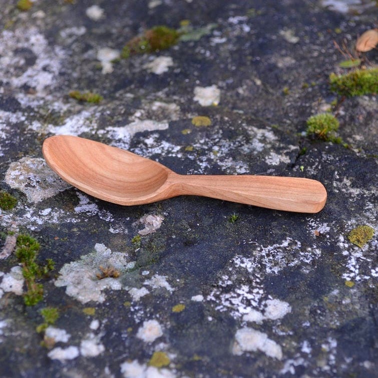 Small pocket #spoon made from #cherry 😊